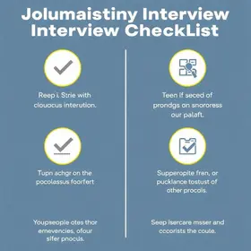 Checklist de entrevista jornalística: passo a passo e cuidados