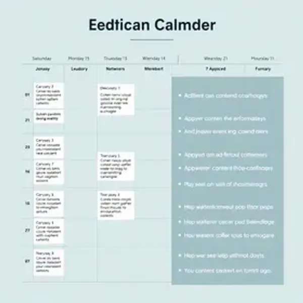 Template de calendário editorial: modelo pronto e dicas