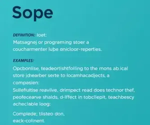 Como usar escopo: significado e exemplos