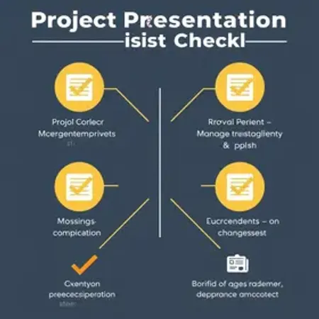Checklist de apresentação de projeto: passo a passo e cuidados