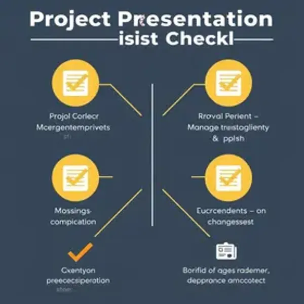 Checklist de apresentação de projeto: passo a passo e cuidados